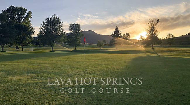 Lava Hot Springs Golf Course Flyover video